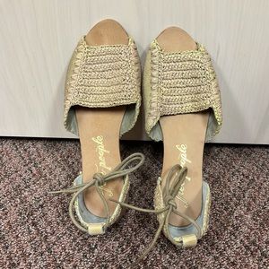 Free People Beaumont Woven Flat